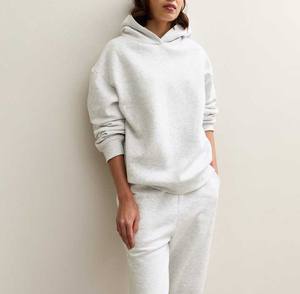 Chándal Informal con Capucha para Hombre, 100 % Algodón, 360 g, Teñido Liso, Grueso - Product Image 3