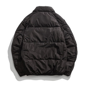 Chaqueta acolchada clásica para hombre con cierre de cremallera, ropa de abrigo acolchada ligera y cálida para invierno y otoño - Product Image 4