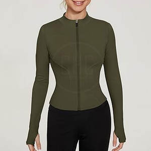 เสื้อแจ็กเก็ตโยคะแขนยาวของผู้หญิงผ้าสแปนเด็กซ์/ โพลีเอสเตอร์ระบายอากาศพิมพ์ลายแบบใส่ได้2025 - Product Image 3