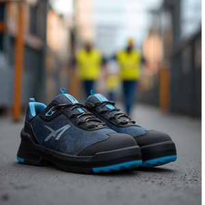 Zapatos de Seguridad ALBATROS TaraVal Blue S3L de Corte Bajo, Talla 42 W.42, Negro-Azul - Product Image 3