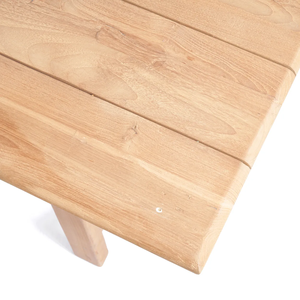 Mesa de comedor de madera de teca maciza de calidad superior Bizar, precio competitivo para uso en exteriores en hoteles y villas - Product Image 5