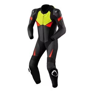 Combinaison de course en cuir respirante personnalisée pour moto, haut de gamme, coupe-vent, imperméable, vêtements de course automobile, imprimé - Product Image 2