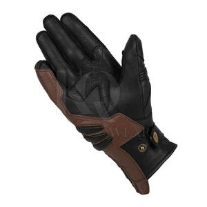 Gants de course d'hiver en cuir pour hommes, coupe-vent, pour le sport, avec protection douce de la paume et sangle de poignet réglable - Product Image 2