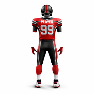 Custom American Football Uniform Set Sublimation Printed Football Jersey and Pants with Team Name and Number - Product Image 3