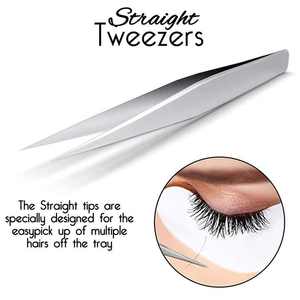 Pince à épiler professionnelle pour extensions de cils Volume Outils pour pinces à cils disponibles Différentes couleurs Beauté - Product Image 5