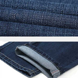 Custom Design Straight Winter Medium Wash Unisex <b>Jeans</b> 100% Cotton <b>Elastic</b> Mid <b>Waist</b> Quick Dry High Quality - Product Image 2