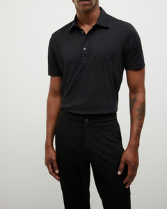 เสื้อโปโลผ้าฝ้าย100% เข้ารูประบายอากาศได้ดีมีกระดุมผ่าหน้าสำหรับผู้ชายเสื้อผ้าลำลองสั่งโลโก้ได้ตามต้องการ - Product Image 1