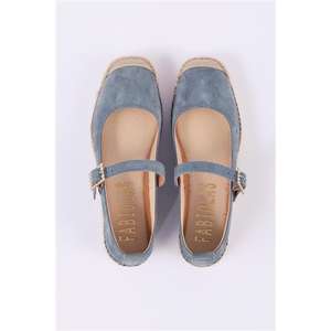 Espadrille à talon compensé fermé et talon bas - Product Image 4