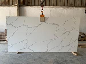 Pierre de quartz artificielle de qualité supérieure, Calacatta White, pour plan de travail de cuisine, dessus de table - Product Image 4