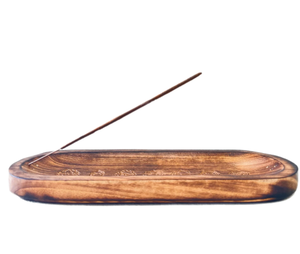 Porta Incienso de Madera Natural (Tallado a Mano) - Product Image 1