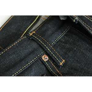 Noir gris solide Denim jean pantalon hommes hiver décontracté droit 100% coton Stretch taille 40 42 44 - Product Image 3