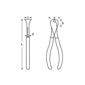 Coupe-câbles Stahlwille avec poignées polies, tête de 160 mm, pince recouverte de plastique - Product Image 1