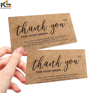 กระดาษขอบคุณรีไซเคิลได้เป็นมิตรกับสิ่งแวดล้อมหรูหรากระดาษแฟชั่นพร้อมโลโก้ตามสั่งกระดาษแข็งแฟนซี - Product Image 1