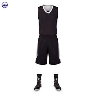 Vente en gros, Design personnalisé, votre propre maillot de basket-ball cousu par Sublimation, ensemble de Shorts de basket-ball, ensembles d'uniformes de basket-ball - Product Image 3