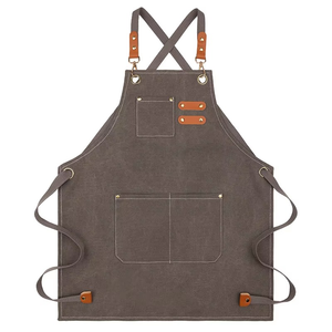 Tablier en toile imperméable, tablier en coton épais imprimé, tablier de barbecue, logo personnalisé - Product Image 6