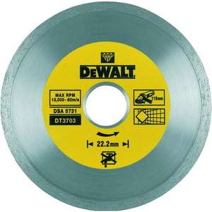 Para discos de diamante sinterizado de borde continuo Dewalt para uso en máquinas cortadas - Product Image 1