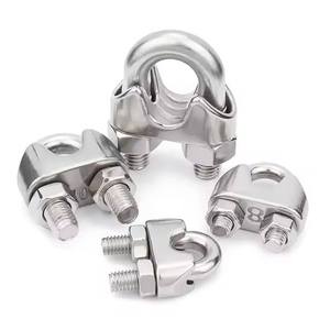 Colliers de serrage pour câbles en acier inoxydable AISI 304/316, polis miroir, pour l'industrie lourde, en pouces impériaux, de 1/8 po à 1 po - Product Image 2