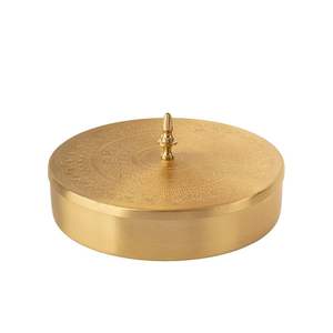 Royal Antique Metal <b>Sweet</b> <b>Box</b> With Polish Finish Perfect For Engagement And Wedding Gift Purpose - Product Image 6