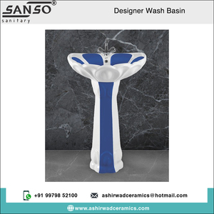 Lavabo à poser en céramique blanche au design moderne, forme ovale, écologique, garantie 5 ans, marque SANSO pour cuisine et salle de bain - Product Image 2
