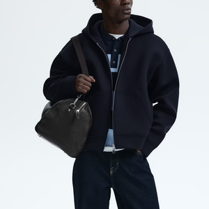 Sudadera con Capucha para Hombre, Corte Holgado, 100% Algodón, Invierno, Tejido Sólido, 400g, Servicio OEM - Product Image 2