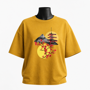 Camiseta de Algodón Extra Grande para Mujer, Cuello Redondo, Manga Corta, Estampado Floral, Corte Holgado, Estilo Casual de Primavera/Verano - Product Image 1