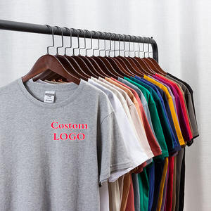 190g grande taille coton impression graphique personnalisée T-shirt haute qualité vierge hommes T-shirt pour hommes livraison DDP - Product Image 2