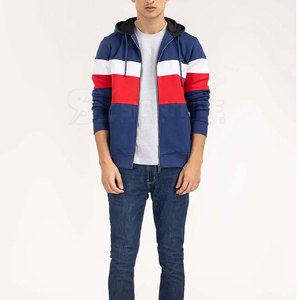 เสื้อฮู้ดซิปผู้ชาย น้ำหนักเบา ขายส่ง คุณภาพสูง ออกแบบพิมพ์ลายตามสั่ง ผ้าฟลีซ สำหรับฤดูหนาว ฤดูใบไม้ร่วง ฤดูใบไม้ผลิ โพลีเอสเตอร์/คอตตอน - Product Image 4