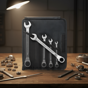 Juego de Llaves Combinadas de Trinquete Abiertas Stahlwille en Estuche Enrollable - Product Image 3