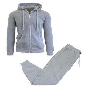 Chándal OEM Ropa deportiva Slim Fit Sudaderas con capucha y Joggers Conjunto Ropa de mujer y hombre 100% algodón transpirable ropa de gimnasio streetwear - Product Image 5