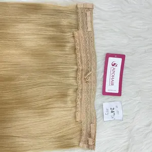 Clip trong tóc với nhiều màu sắc Brown Blonde màu làm từ 100% tóc con người trong Việt Nam