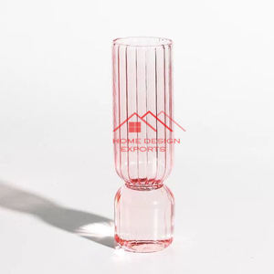 Vase en verre de style américain pour la maison Salon Vases en verre d'art de luxe Centres de table modernes épais couleur solide - Product Image 4