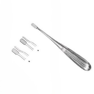 Râpe nasale Lewis 19 cm en acier inoxydable, râpe chirurgicale ORL pour le modelage des os nasaux, la rhinoplastie et les procédures de chirurgie plastique - Product Image 3