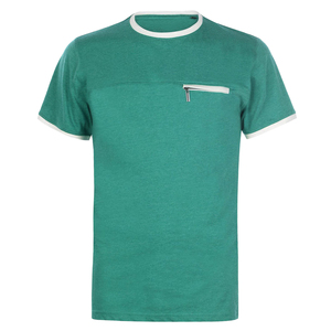 2022 LOGO personnalisé imprimé 100% coton 180gsm T-shirt blanc uni pour hommes tissu tricoté - Product Image 5