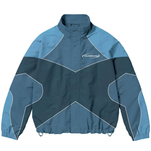 ชุดวอร์มลำลองมีฮู้ดสำหรับผู้ชาย ผ้าโพลีเอสเตอร์/คอตตอน คุณภาพสูง สกรีนโลโก้ตามสั่ง เหมาะสำหรับฤดูหนาว มีซิปและกระเป๋าแบบคาร์โก้ กันลม - Product Image 3