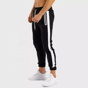 Pantalones Deportivos Casuales con Logotipo Personalizado, de Algodón, Ajustados, para Hombre, con Bolsillo con Cremallera, Transpirables y de Secado Rápido - Product Image 4