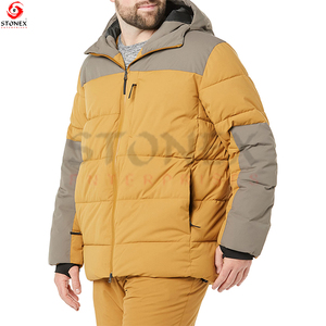 Meilleures ventes Veste d'hiver grande taille pour hommes Fermeture à glissière Toile légère Logo personnalisable-Fabricant direct - Product Image 2