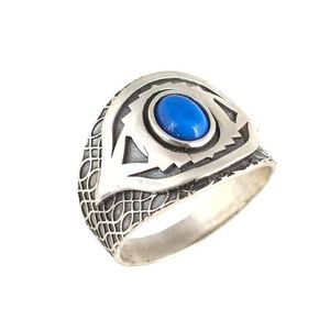 Anillo de Plata de Ley 925 para Hombre con Piedra Natural Lapislázuli, Engaste Ovalado, Diseño Geométrico, Uso Diario, Certificado IGI - Product Image 5