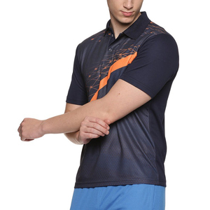 Toile solide de sublimation personnalisée à séchage rapide pour chemise hommes tissu polyester respirant vêtements de sport uniforme d'équipe golf décontracté - Product Image 2