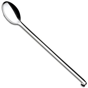 Vente flash : Ensemble de cuillères en métal argenté poli, acier inoxydable 18/0, style queue de poisson, cuillères rondes, cuillères à thé, à gâteau, à café - Product Image 1