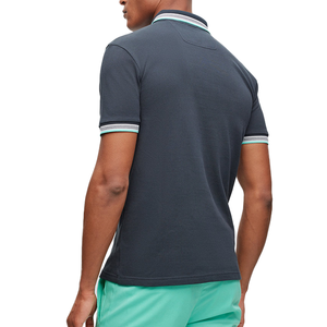 T-shirt à manches courtes pour homme en coton/fibre de bambou de haute qualité, séchage rapide, haute visibilité, respirant, tissu tricoté compressé - Product Image 3