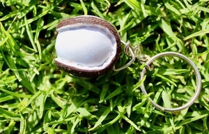 พวงกุญแจกีฬาสะพายหลังเกลิคสีทึบของขวัญที่ดีที่สุดสำหรับคนรักทำด้วยมือพวงกุญแจลูกบอลหนัง PU - Product Image 3