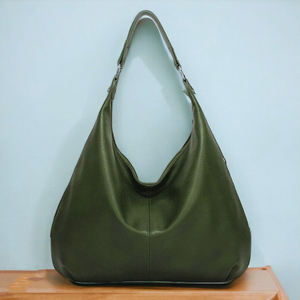 Sac de luxe Hobo pour femmes Sac fourre-tout souple de créateur LHB-0103 à bandoulière en cuir surdimensionné de haute qualité - Product Image 3