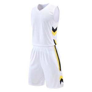 Maillots de basket-ball anti-boulochage élégants de haute qualité sublimation respirante avec ensemble d'uniformes de joueur de logo personnalisé - Product Image 1