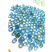 857 pièces de cabochons en calcédoine naturelle de haute qualité, 6mm, 7mm, 8mm, bleu aqua, jaune, pierres précieuses en vrac, 1900 carats pour la fabrication de bijoux, 76 $ US
