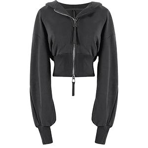 Sweats à capuche pour femmes de haute qualité Meilleur prix Sweat à capuche zippé court A Bold and Comfort 2026 - Product Image 3