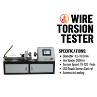 Industrial Grade Metal Wire Torsion Tester - LCD Display/High-Turns Wire Torsion Tester for Quality Control Testing