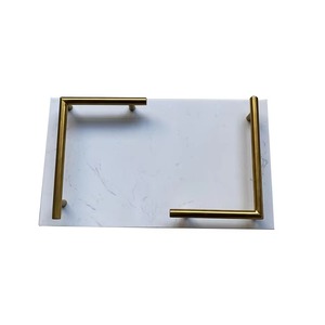 Bandeja de mármol plana multicolor simple con diseño elegante, perfecta para decoración del hogar, encimera de cocina y uso de mesa elegante - Product Image 4