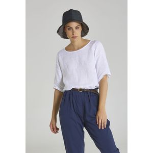 Sombrero de lujo para mujer de tela vaquera de doble cara superior con trajes elegantes de estilo retro moderno para verano e invierno informales - Product Image 5