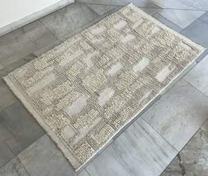 TAPIS MAROCAIN PRIX D'USINE FABRIQUÉ À LA MAIN pour LES MAISONS MODERNES et DE LUXE et INTÉRIEURS ÉLÉGANTS FABRIQUÉS EN FIL NATUREL NON TEINT - Product Image 5