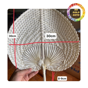 Abanico de bambú de Vietnam | Hecho 100% de bambú natural | Artículos hechos a mano para decoración y regalo - Product Image 4
